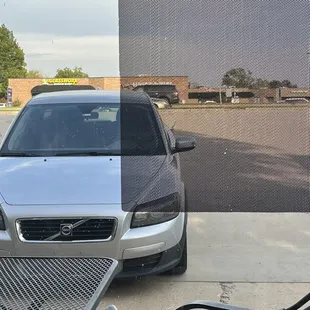 Outside