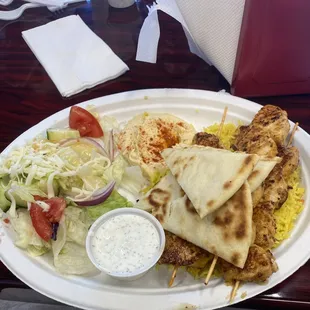 Chicken Kebab Platter
