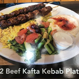 22. Beef Kafta Kebab