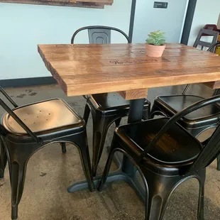 Inside restaurant where guest can enjoy their meals and place orders.