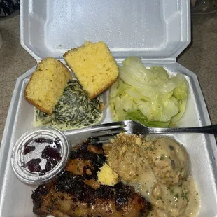 Chicken &amp; Dressing.