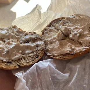 frosting, not cream cheese. it was so gross!