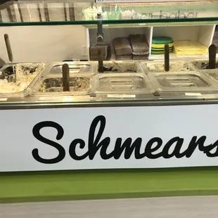 Fancy word for 'cream cheese and s**t'