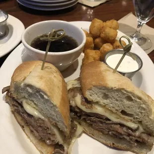 Prime rib sandwich