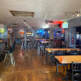 the interior of the restaurant