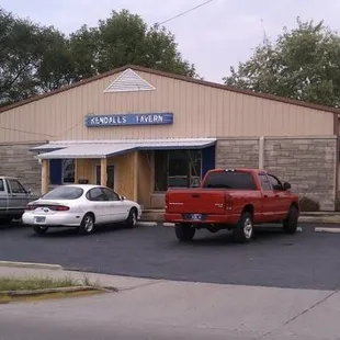 the front of the restaurant