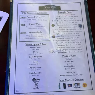 Menu May 2024