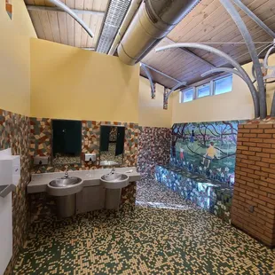 "Beautiful restroom" is something I never thought I would say about a rest stop