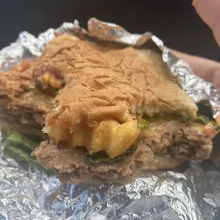 Cheeseburger (I added fries to it)...do NOT recommend