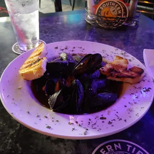 My mussels, only $0.25 each (minimum ten) on Tuesdays.