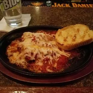 Italian sausage stuffed banana peppers.  Awesome!