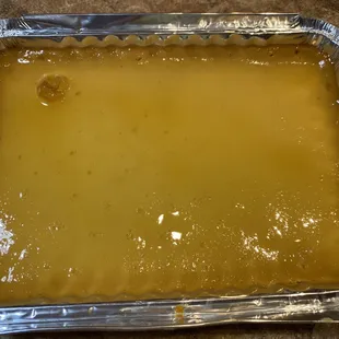 Cassava flan