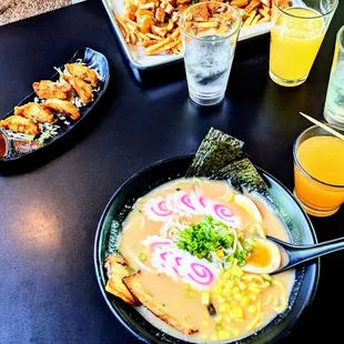 Gyoza (6 Pieces) Naruto Bowl Ramune. Curry Katsu Fries