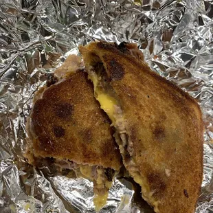 Brisket grilled cheese