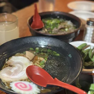 Ramen and udon