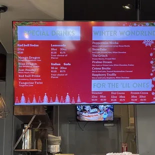 Current menu (1/1/2023)