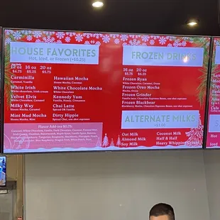 Current menu (1/1/2023)