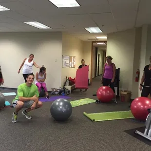 We specialize in the development and implementation of Employee Wellness Programs, centered around on-site group exercise classes!