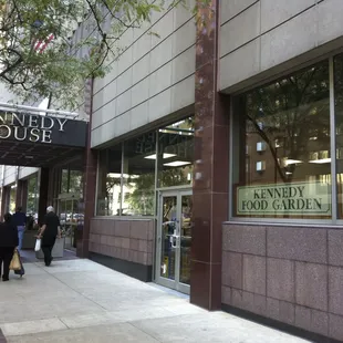 the entrance to kennedy house