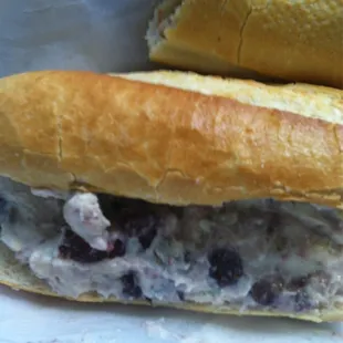 Chicken salad hoagie. Yummmm