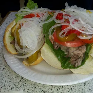 Roast beef and cheese