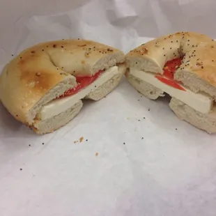 food, bagels, bagel