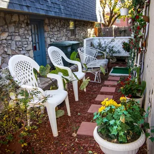 A Resident&apos;s side yard (photo by written permission to publish)
