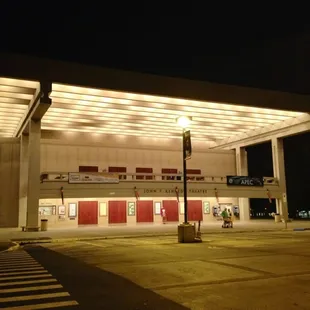 Night shot of Kennedy Theatre