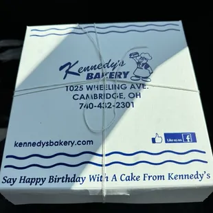 Our to-go treat box!