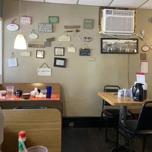 the interior of the restaurant