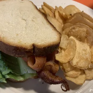 BLT and chips