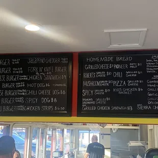 menus and prices