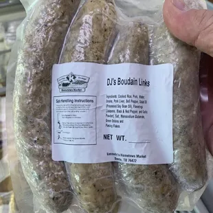 Boudain sausage, for that Cajun in you!