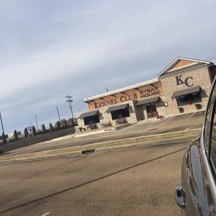 the front of the restaurant