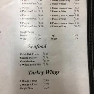 Nothing compares to their Fried Turkey wings!