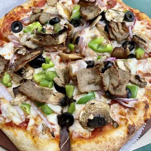 Gyro pizza, small