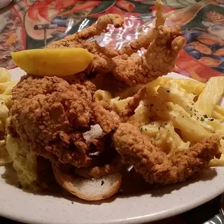 Stuffed Soft Shell Crab Fried Plate
