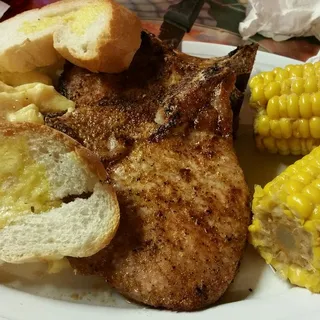 Grilled Pork Chop Plate