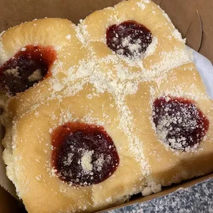 Strawberry kolaches