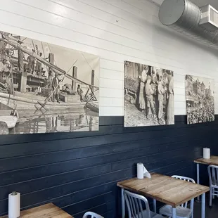 the interior of a restaurant