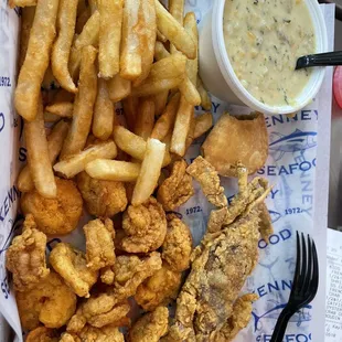 1/2 seafood platter