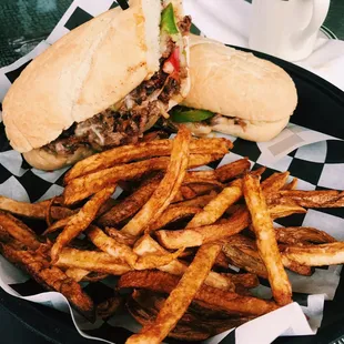 Philly Cheesesteak with Fries