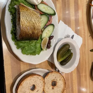 Whitefish and a bagel