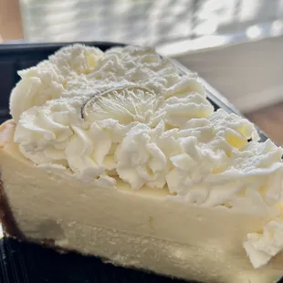 Key lime cheesecake