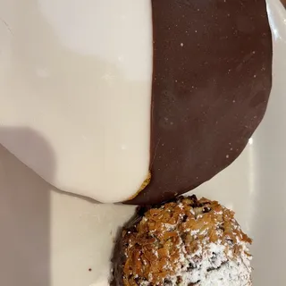 Chocolate-Dipped Macaroon