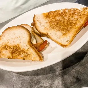 Patty Melt (added bacon)