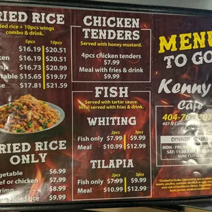 To go menu