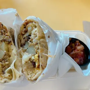 Breakfast burrito