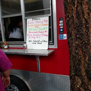 Today's menu - fish = catfish