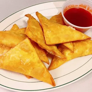 6 Crab Rangoon
